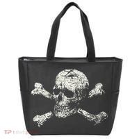 Pirate Skull Banner - Jolly Roger Symbol Tote Bag thumb 0