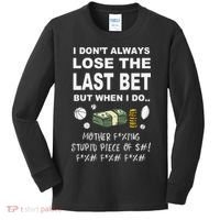 Parlay Sports Betting Kids Long Sleeve Shirt thumb 0