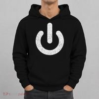 Power Symbol Button Switch Standby Icon Halloween Costume Hoodie thumb 0