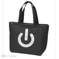 Power Symbol Button Switch Standby Icon Halloween Costume Tote Bag thumb 3