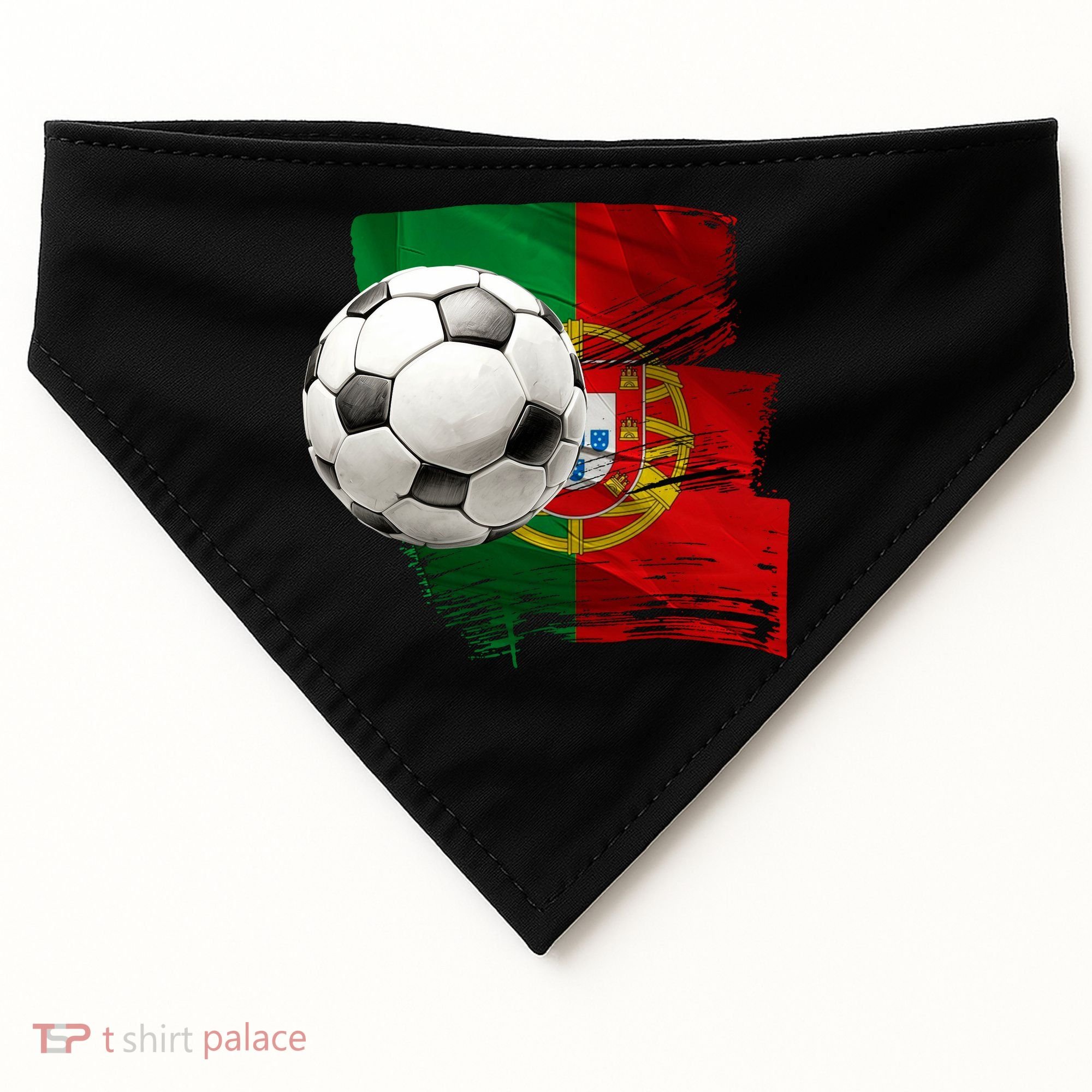 Portugal Soccer Ball USA-Made Doggie Bandana