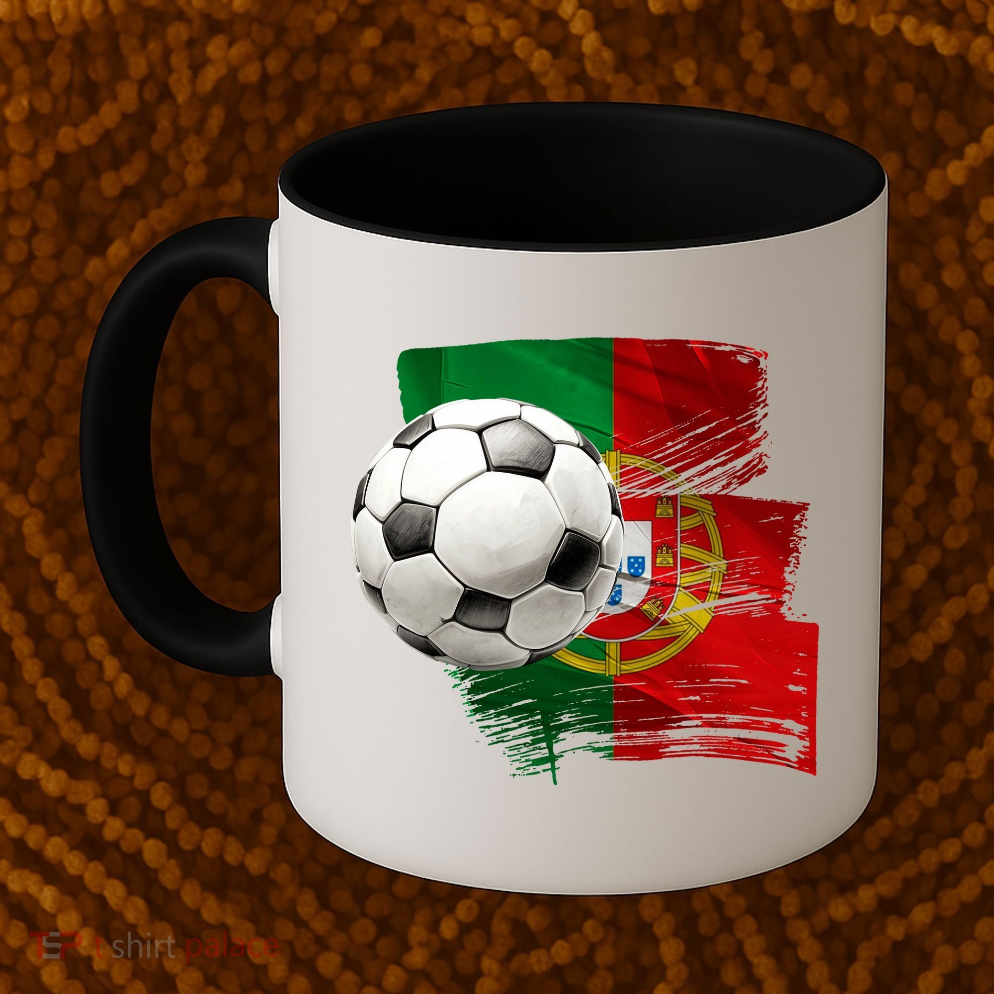 Portugal Soccer Ball Coffee Mug