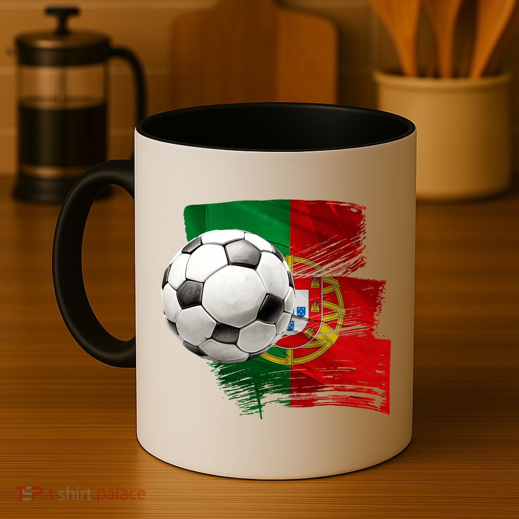 Portugal Soccer Ball Coffee Mug