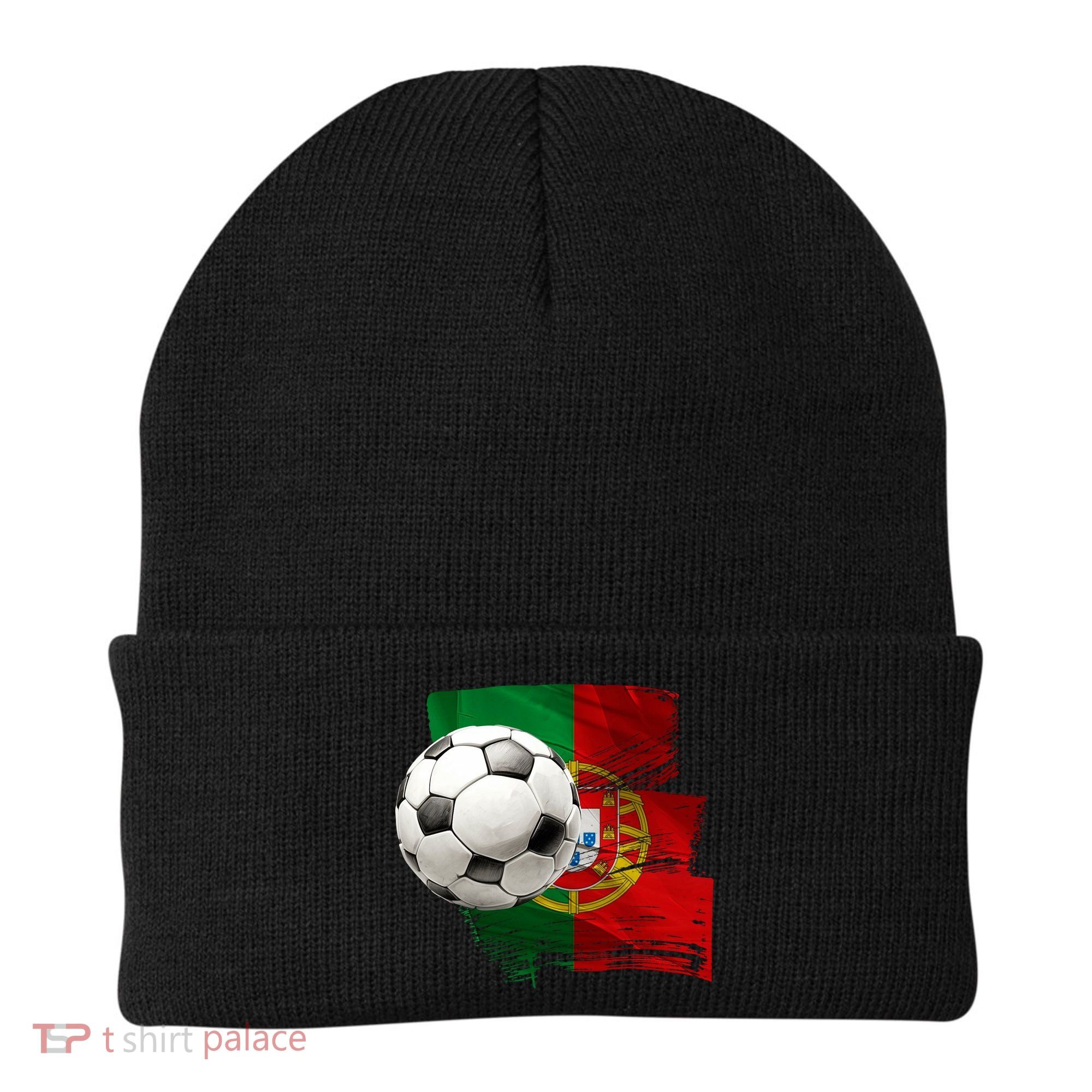 Portugal Soccer Ball Beanie