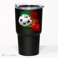 Portugal Soccer Ball Tumbler thumb 0
