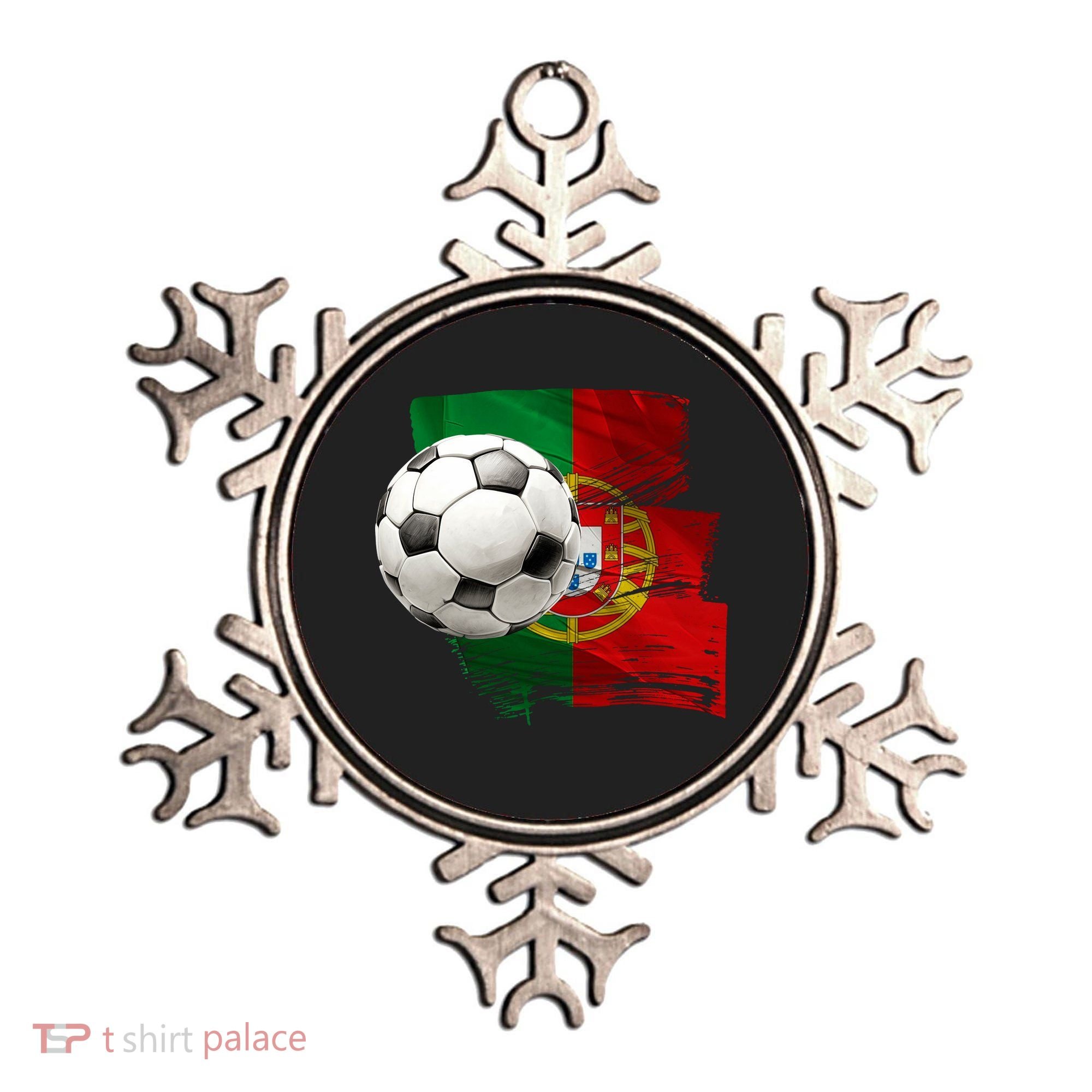 Portugal Soccer Ball Ornament