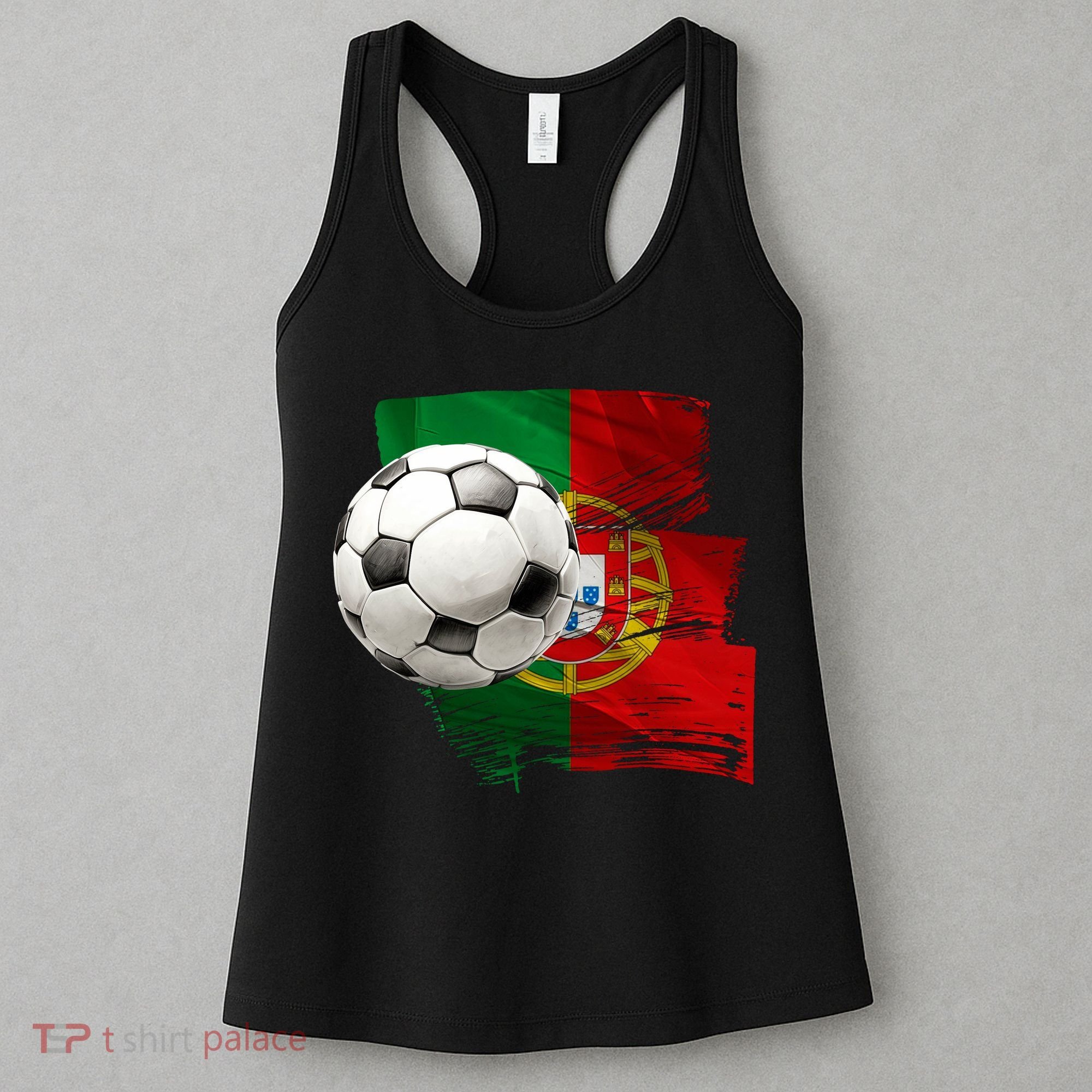 Portugal Soccer Ball Women's Tank Top
