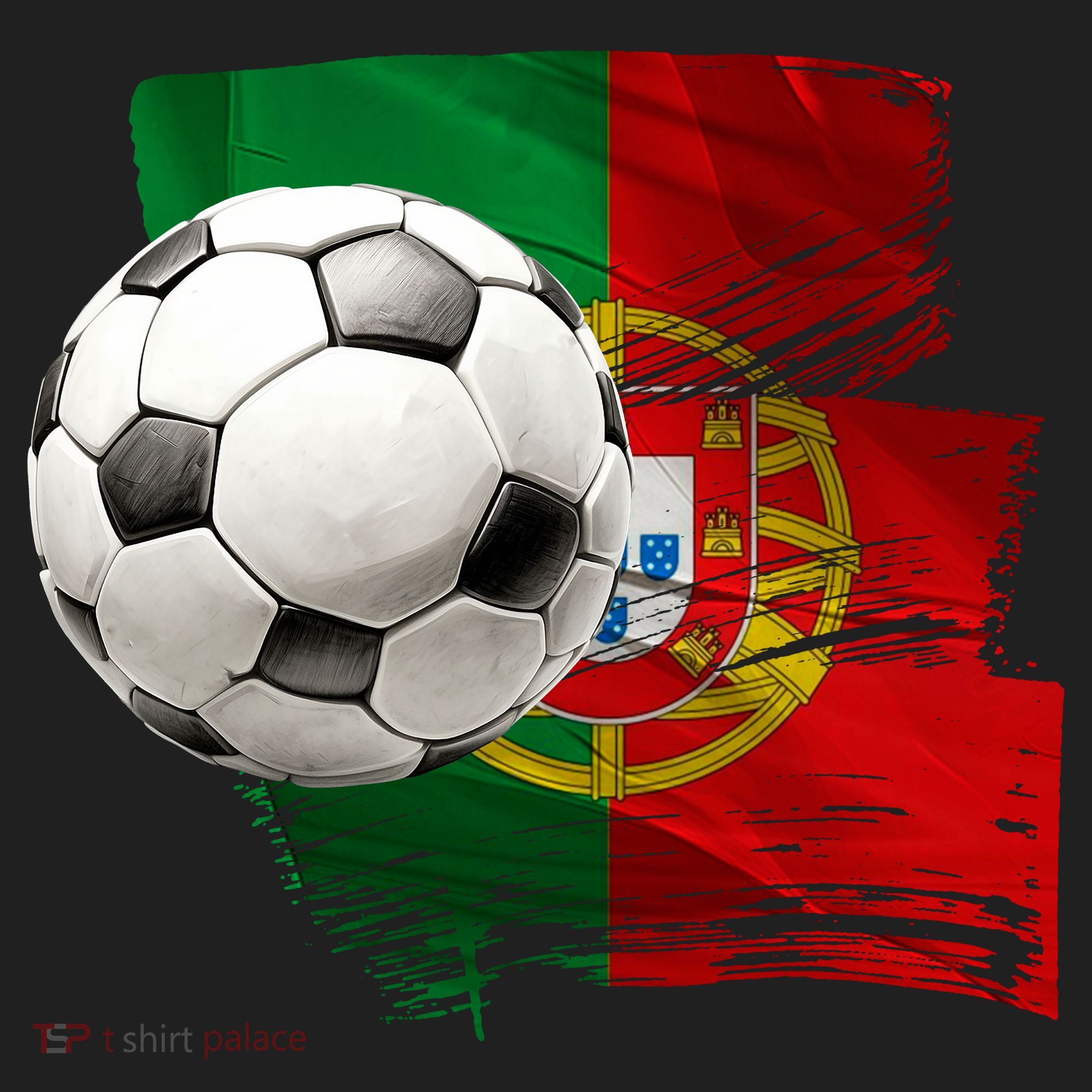 Portugal Soccer Ball Hat