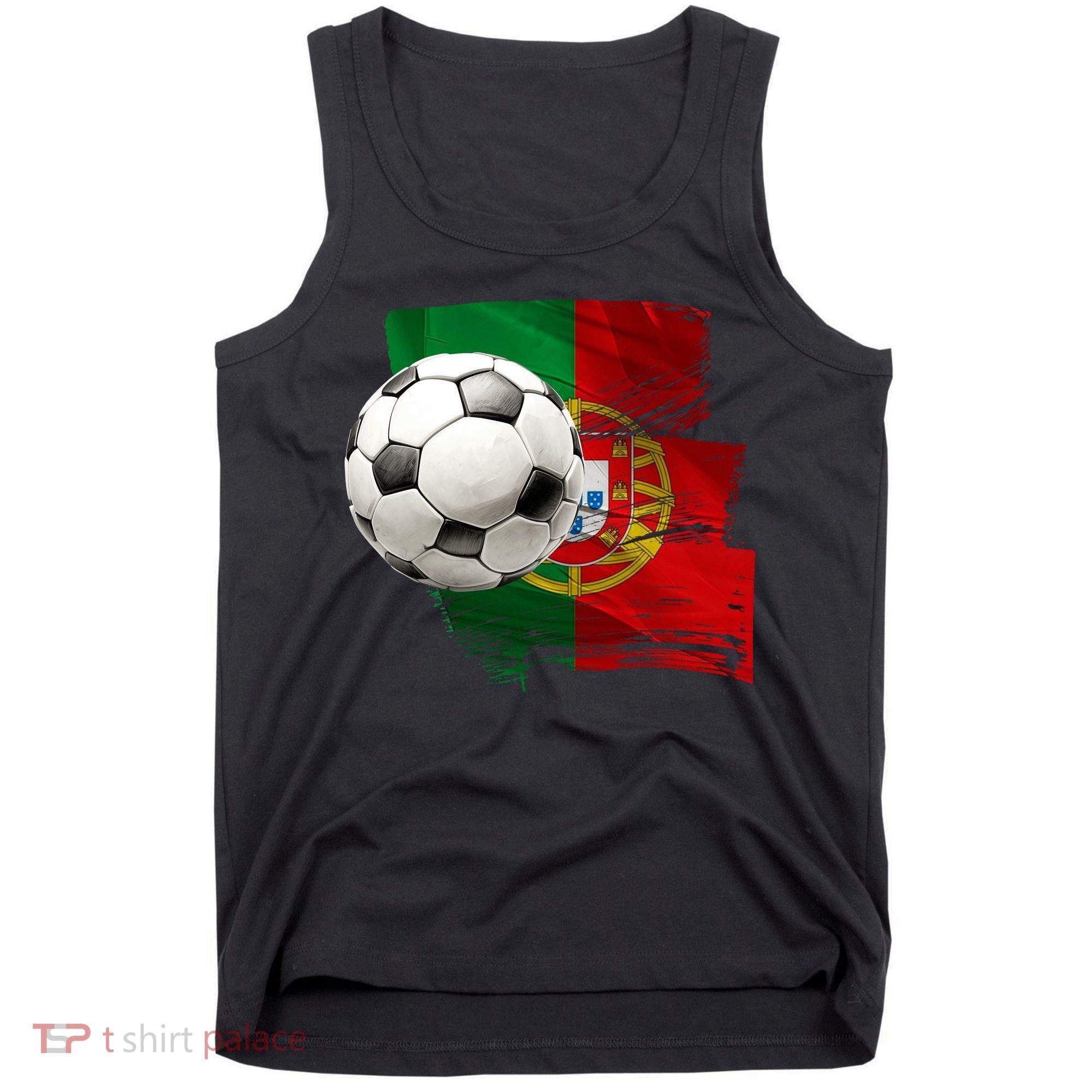 Portugal Soccer Ball Tank Top