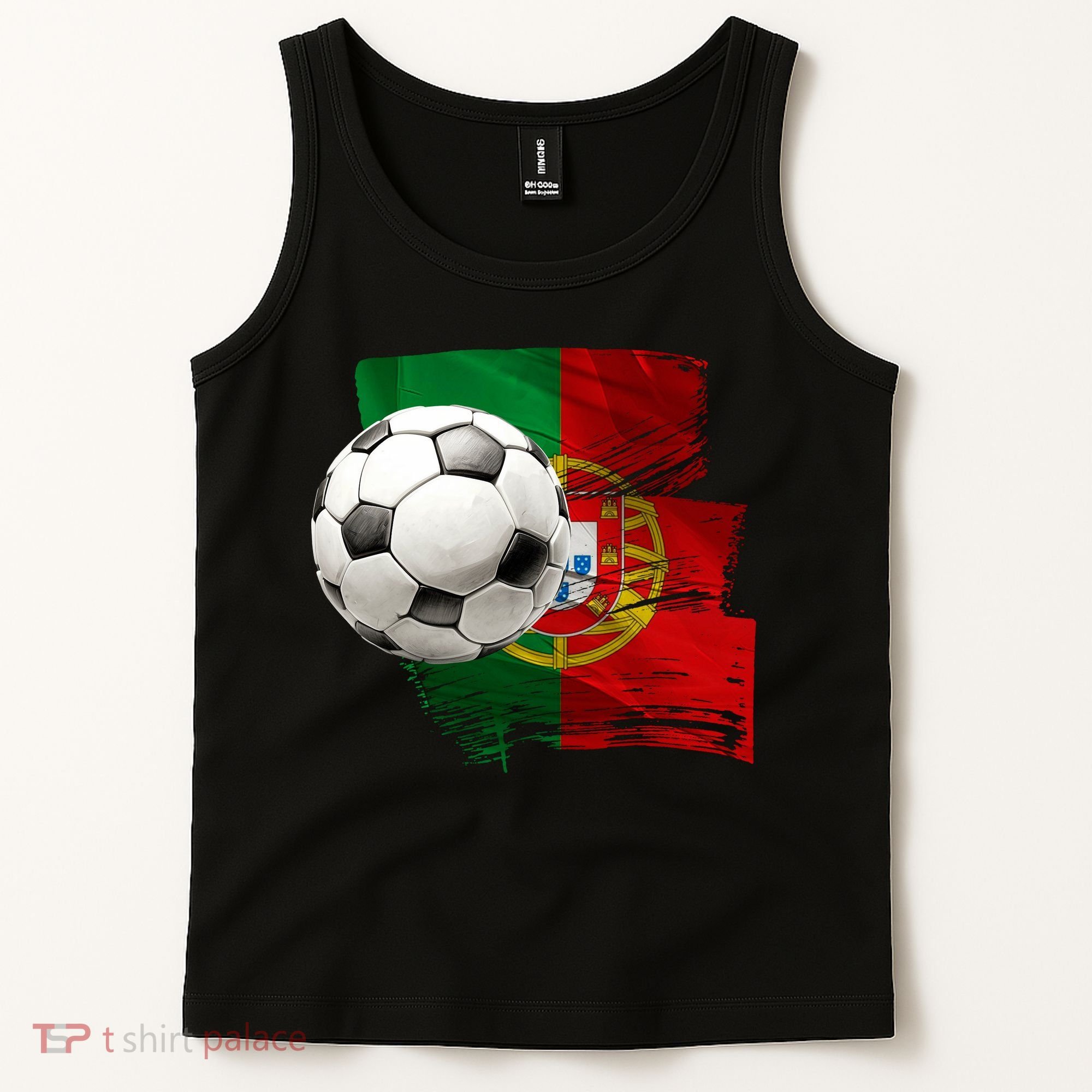 Portugal Soccer Ball Tank Top