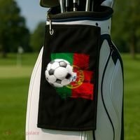 Portugal Soccer Ball Golf Towel thumb 2