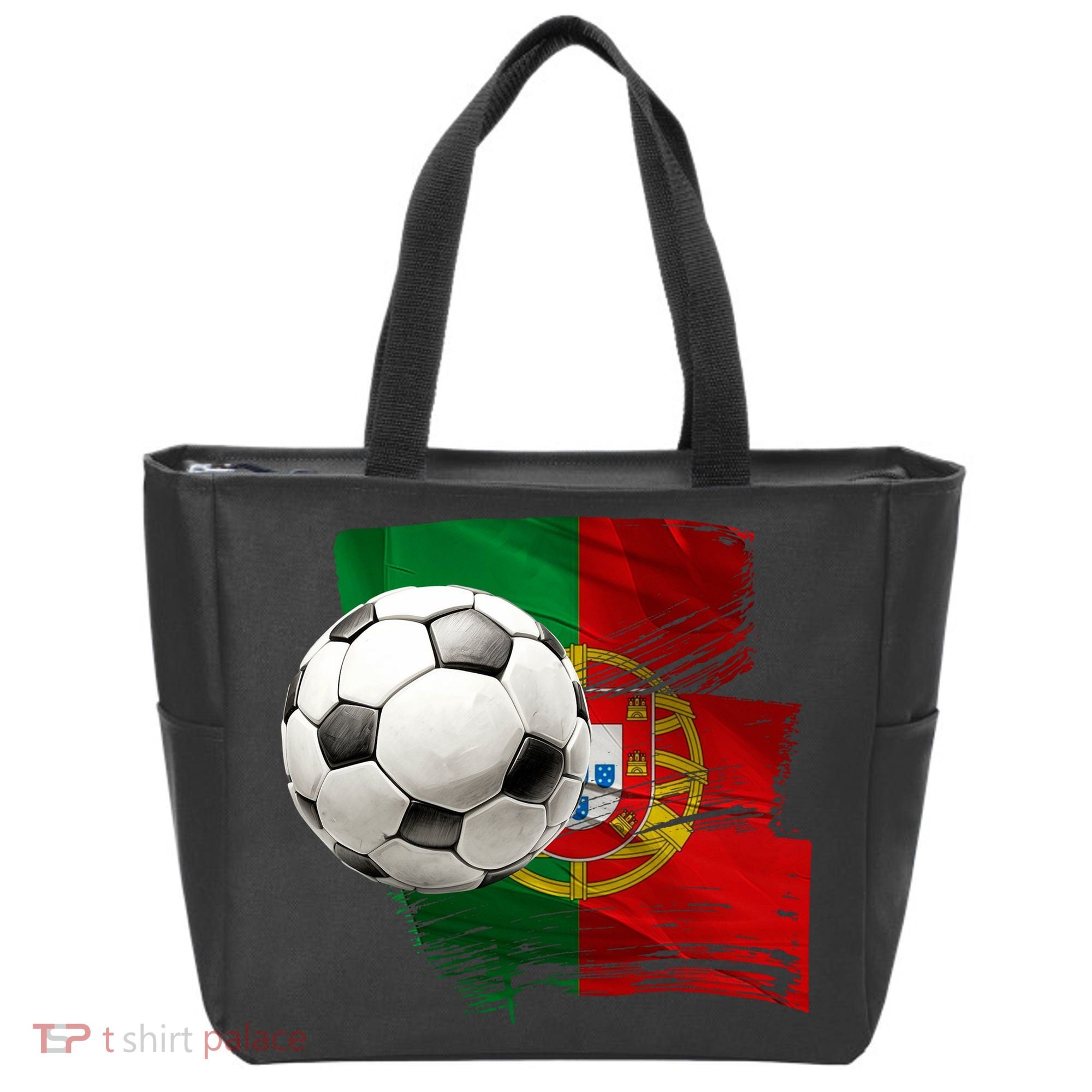 Portugal Soccer Ball Tote Bag