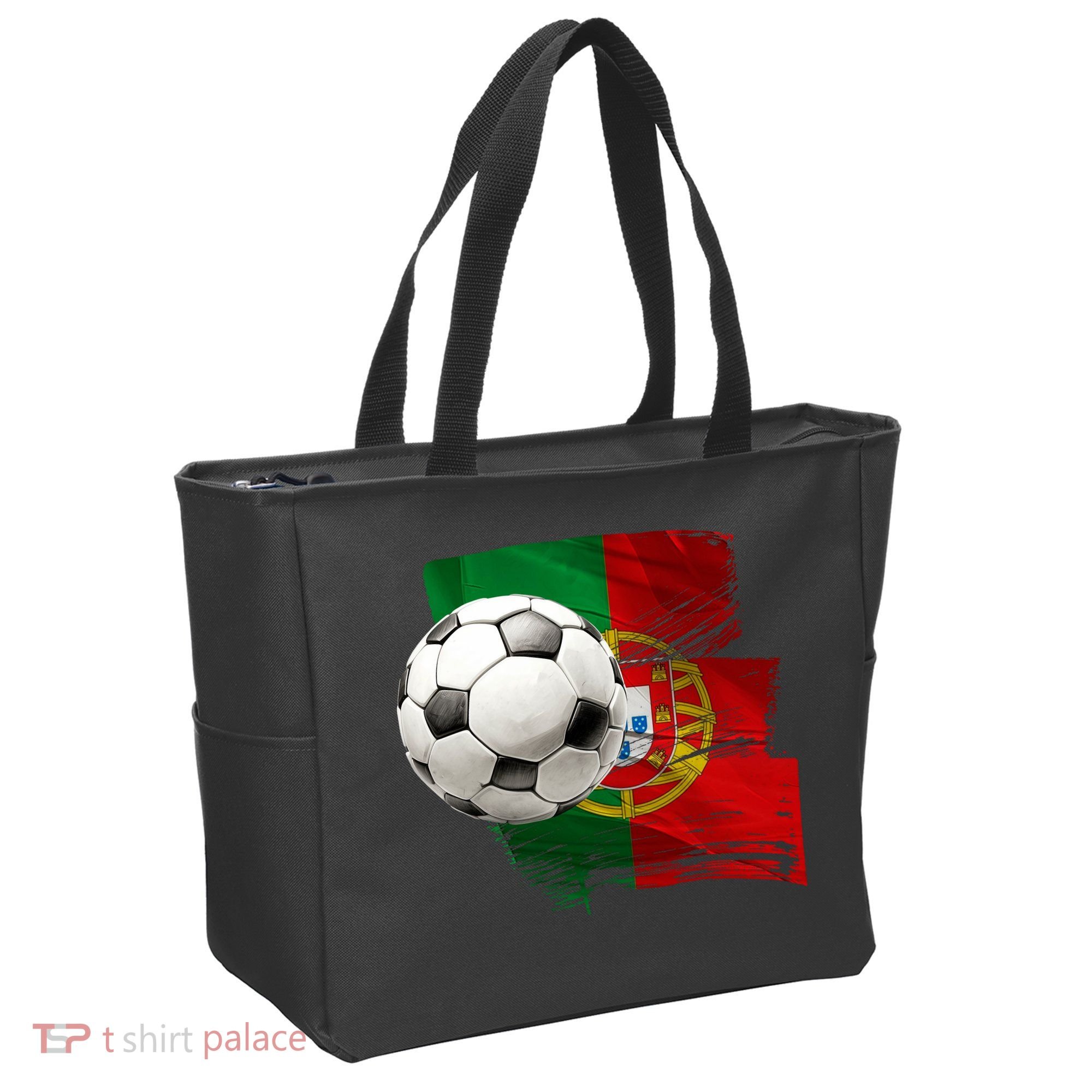 Portugal Soccer Ball Tote Bag