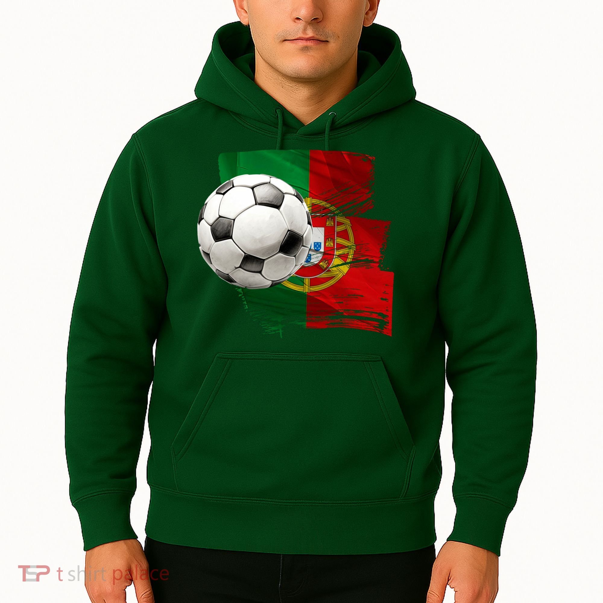 Portugal Soccer Ball Hoodie