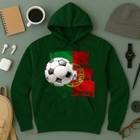 Portugal Soccer Ball Hoodie thumb 3