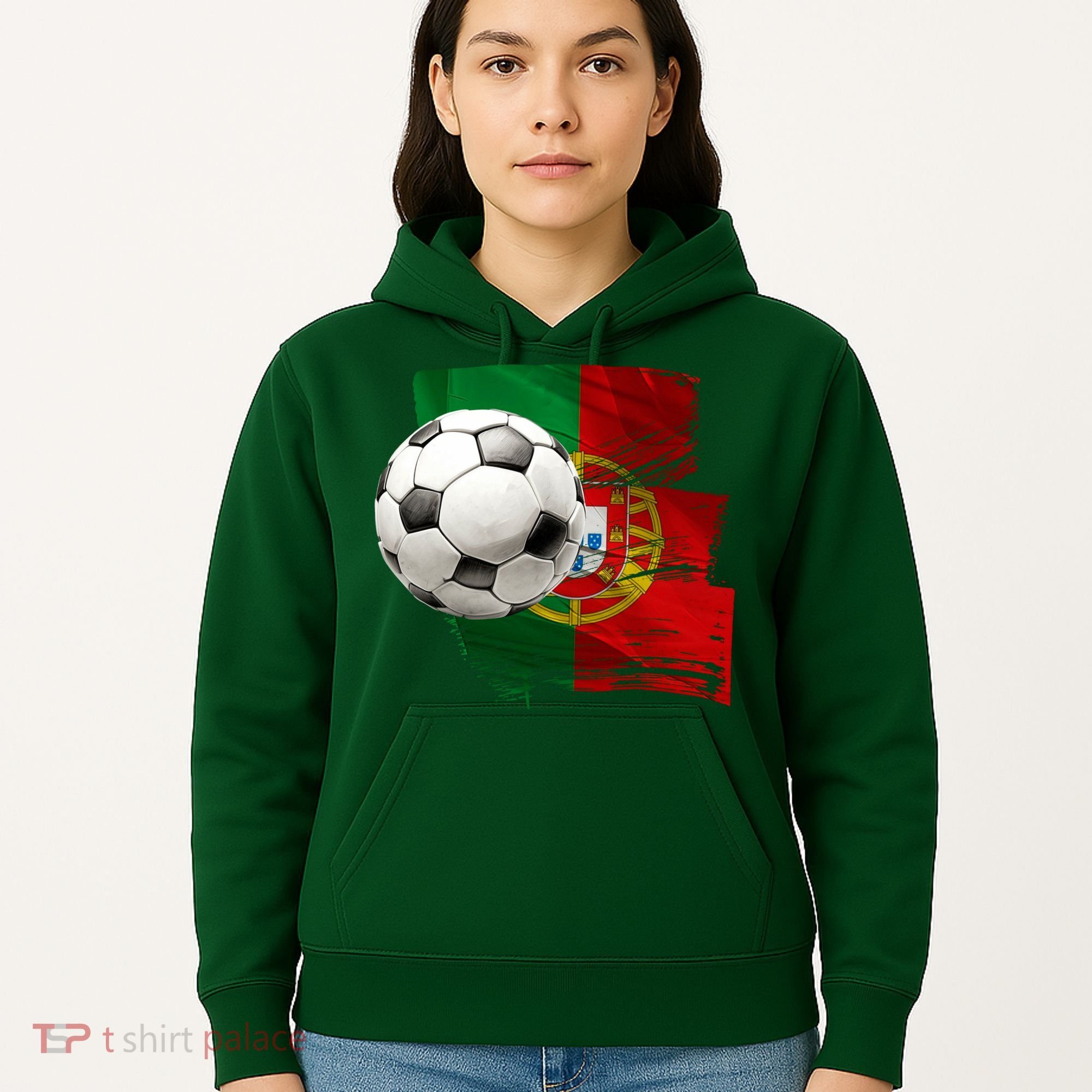 Portugal Soccer Ball Hoodie
