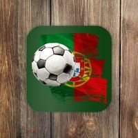Portugal Soccer Ball Coaster thumb 0