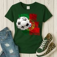 Portugal Soccer Ball Women's T-Shirt thumb 3