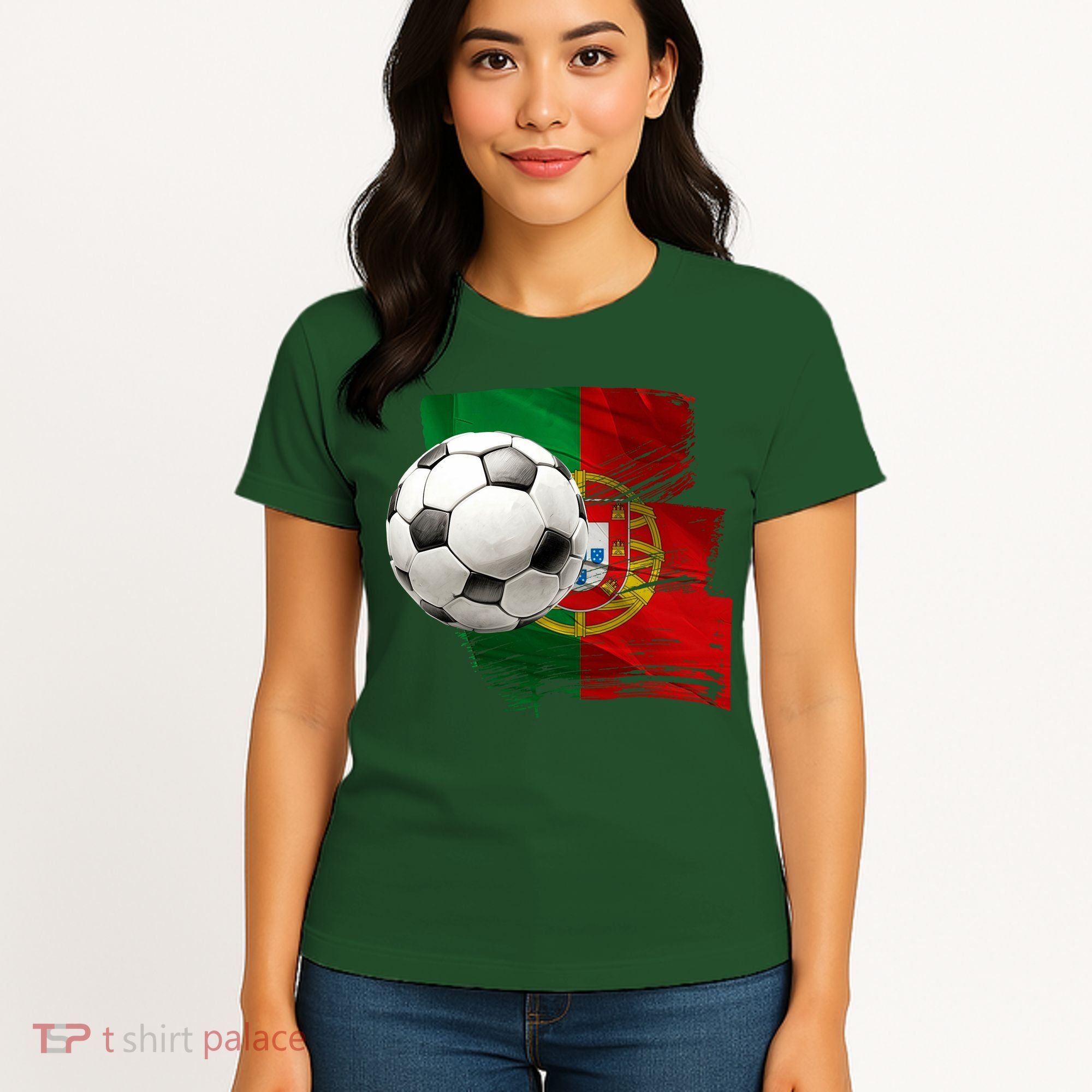 Portugal Soccer Ball Women's T-Shirt