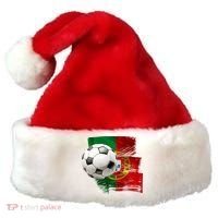 Portugal Soccer Ball Santa Hat thumb 0