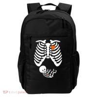 Pregnant Skeleton Costume Halloween Pregnancy Gift Backpack thumb 0