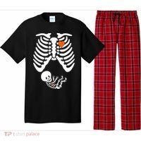 Pregnant Skeleton Costume Halloween Pregnancy Gift Pajama Set thumb 0