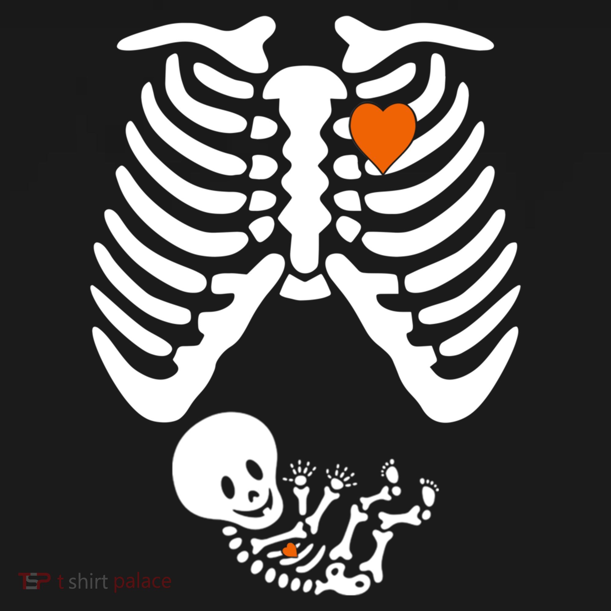 Pregnant Skeleton Costume Halloween Pregnancy Gift Ornament