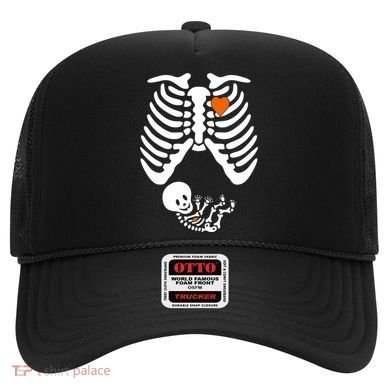 Pregnant Skeleton Costume Halloween Pregnancy Gift Hat