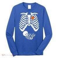 Pregnant Skeleton Costume Halloween Pregnancy Gift Long Sleeve Shirt thumb 0