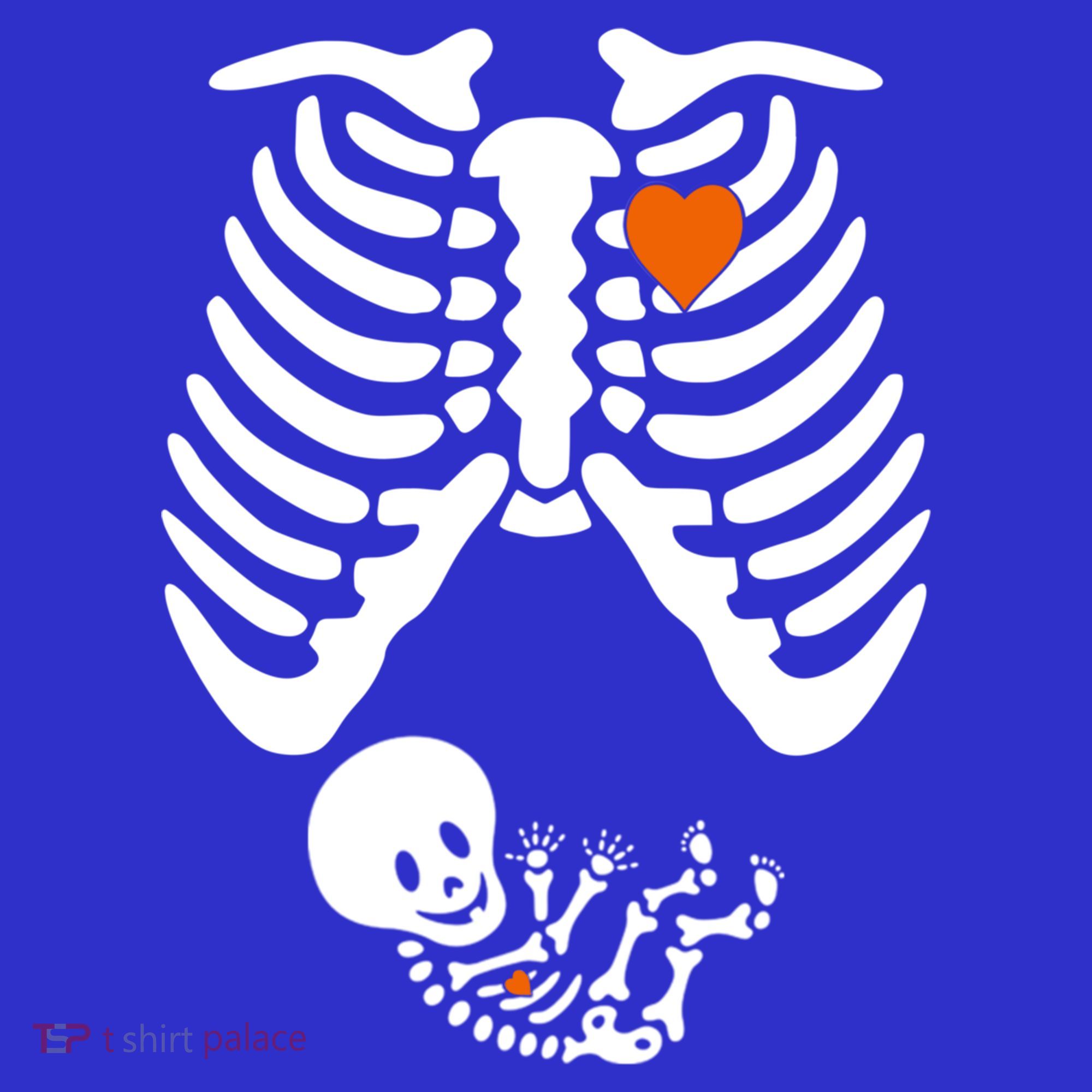 Pregnant Skeleton Costume Halloween Pregnancy Gift Mousepad