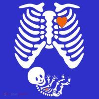 Pregnant Skeleton Costume Halloween Pregnancy Gift Women's Tank Top thumb 5