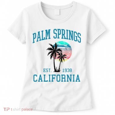 Palm Springs California Beach Vintage Palm Trees Summer Women's T-Shirt