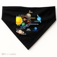 Planets Space Constellation Milky Way USA-Made Doggie Bandana thumb 0