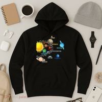 Planets Space Constellation Milky Way Hoodie thumb 3