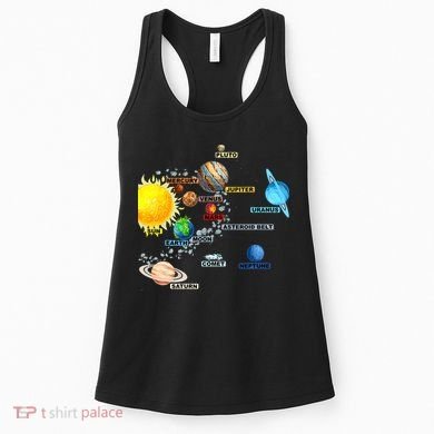 Planets Space Constellation Milky Way Women's Tank Top