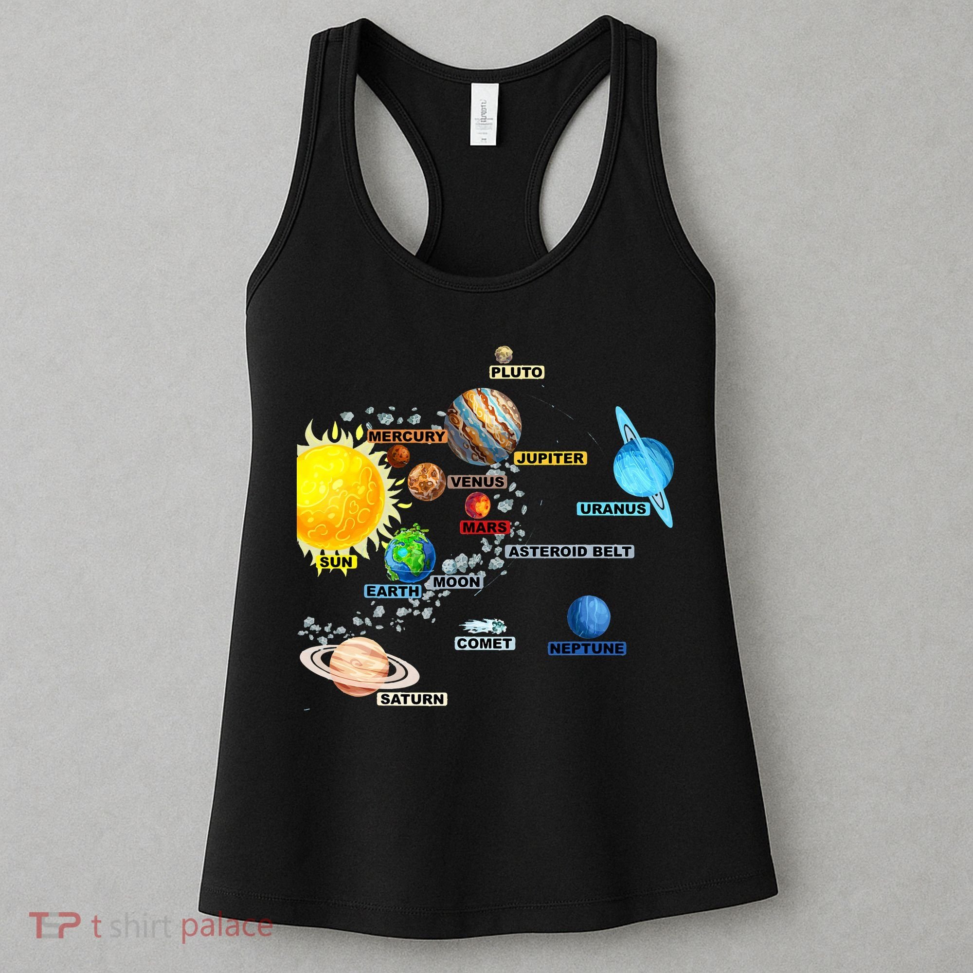 Planets Space Constellation Milky Way Women's Tank Top