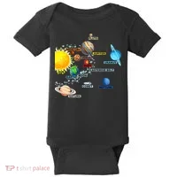 Planets Space Constellation Milky Way Baby Bodysuit thumb 0