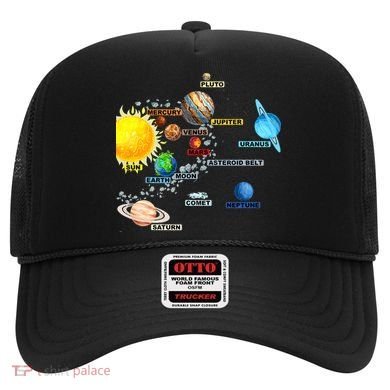 Planets Space Constellation Milky Way Hat