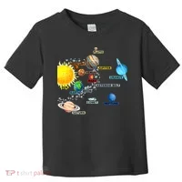 Planets Space Constellation Milky Way Toddler T-Shirt thumb 0