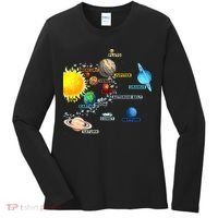 Planets Space Constellation Milky Way Women's Long Sleeve Shirt thumb 0