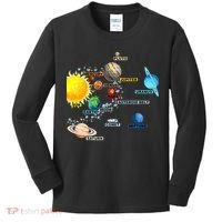 Planets Space Constellation Milky Way Kids Long Sleeve Shirt thumb 0