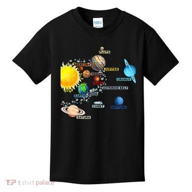 Planets Space Constellation Milky Way Kids T-Shirt