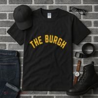 Pittsburgh Sl City The Burgh Funny 412 Pennsylvania Tall T-Shirt thumb 3