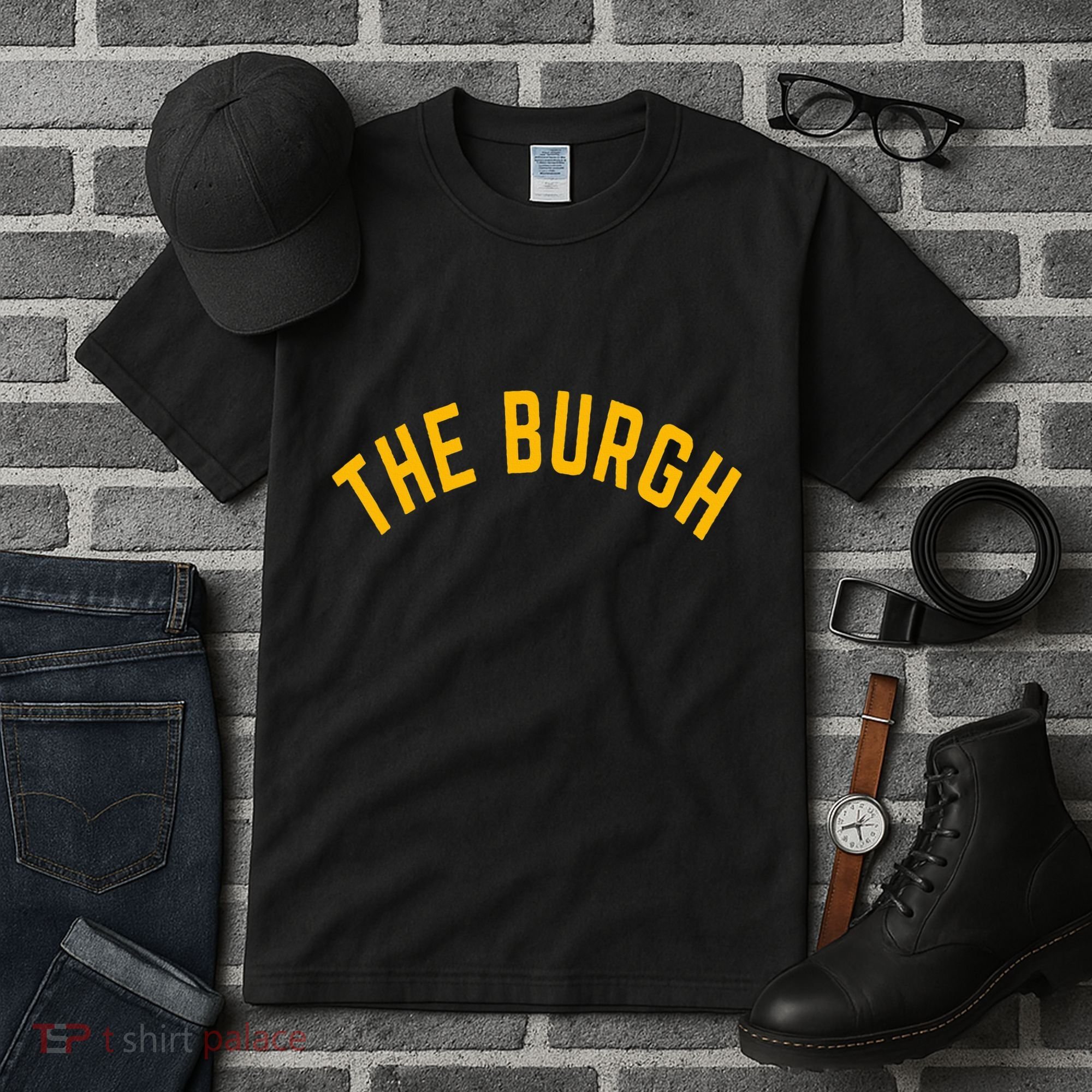 Pittsburgh Sl City The Burgh Funny 412 Pennsylvania Tall T-Shirt