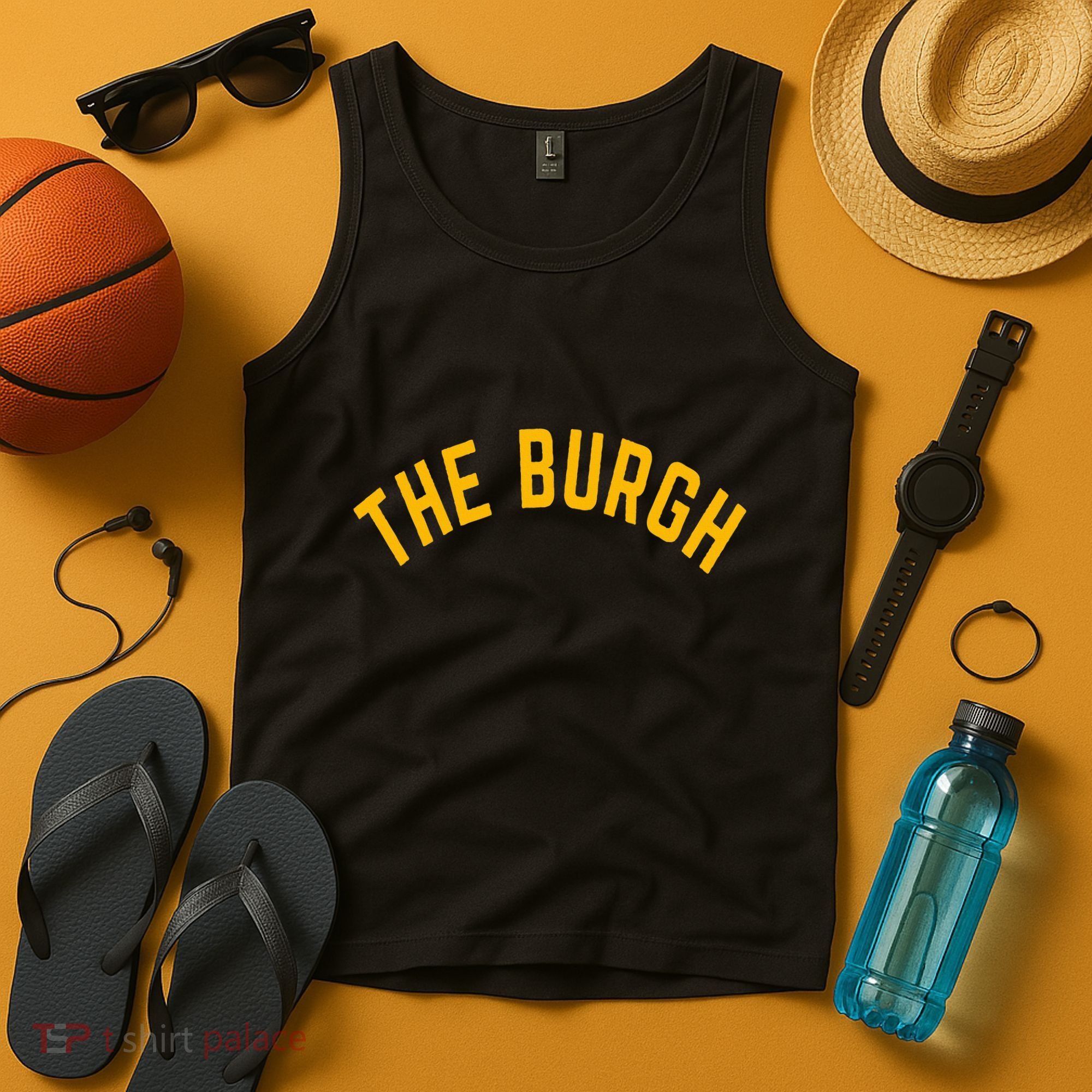 Pittsburgh Sl City The Burgh Funny 412 Pennsylvania Tank Top