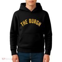 Pittsburgh Sl City The Burgh Funny 412 Pennsylvania Kids Hoodie thumb 4