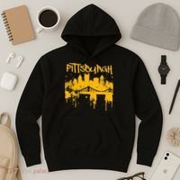 Pittsburgh Steel City Skyline Hoodie thumb 3