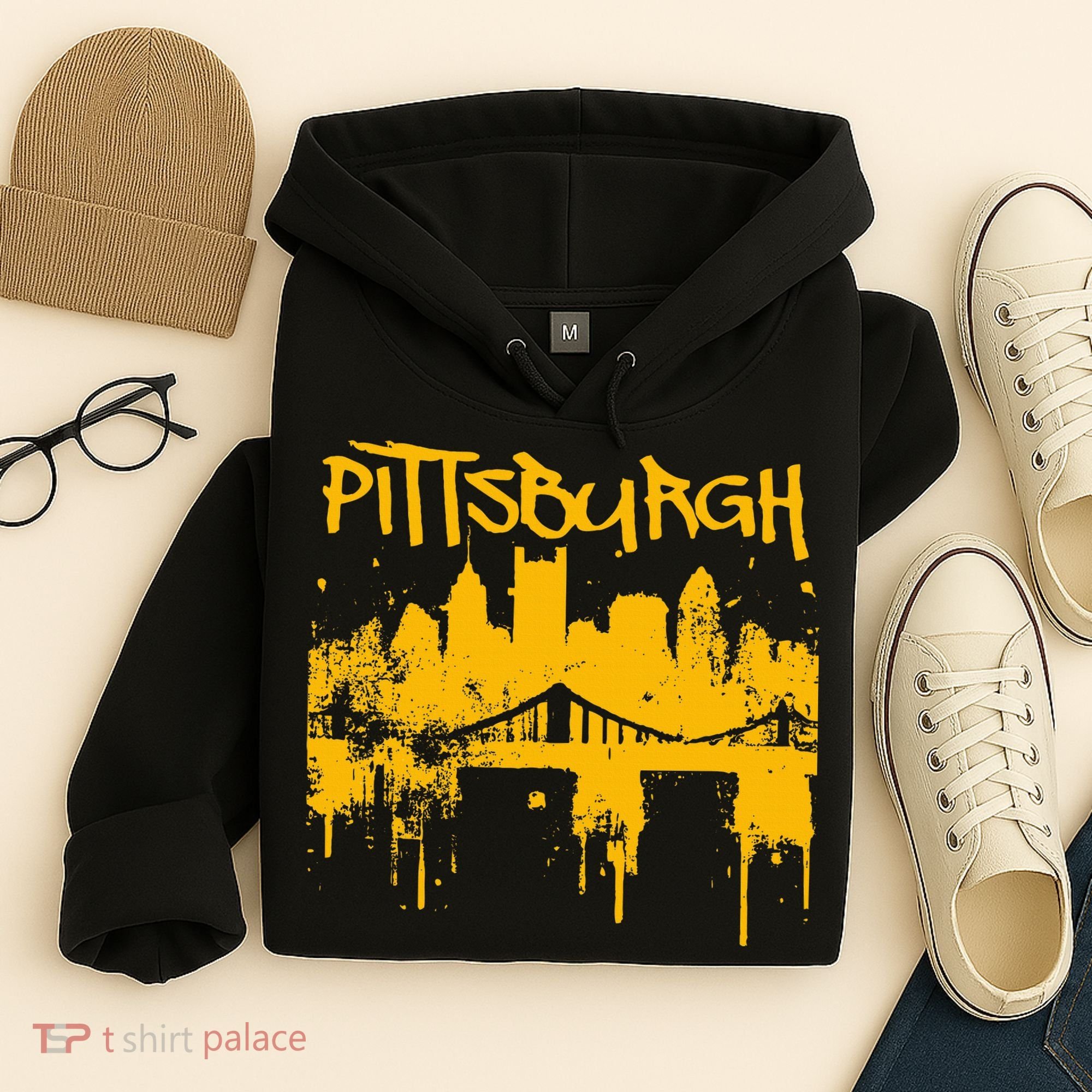 Pittsburgh Steel City Skyline Hoodie