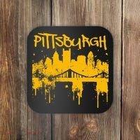 Pittsburgh Steel City Skyline Coaster thumb 0