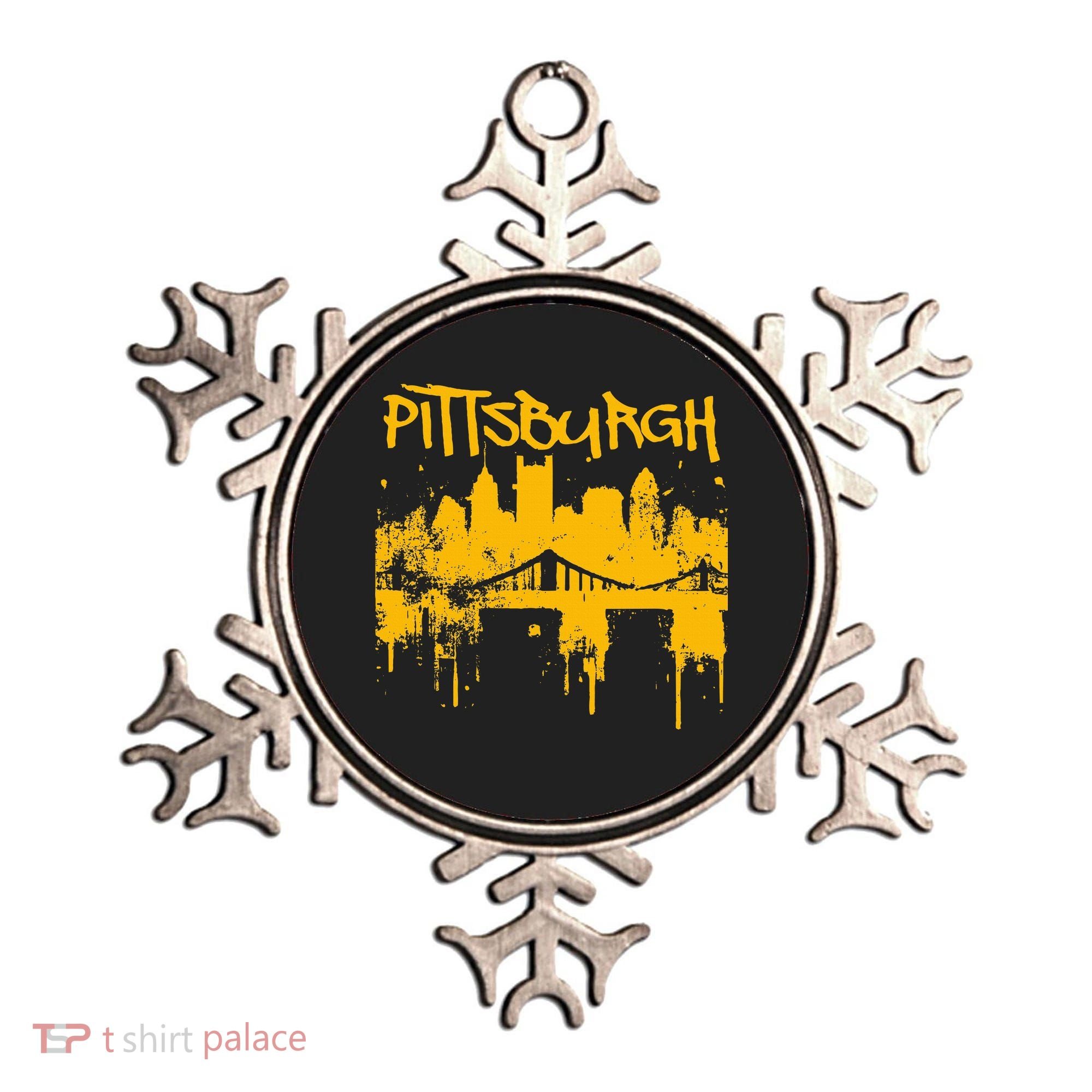 Pittsburgh Steel City Skyline Ornament